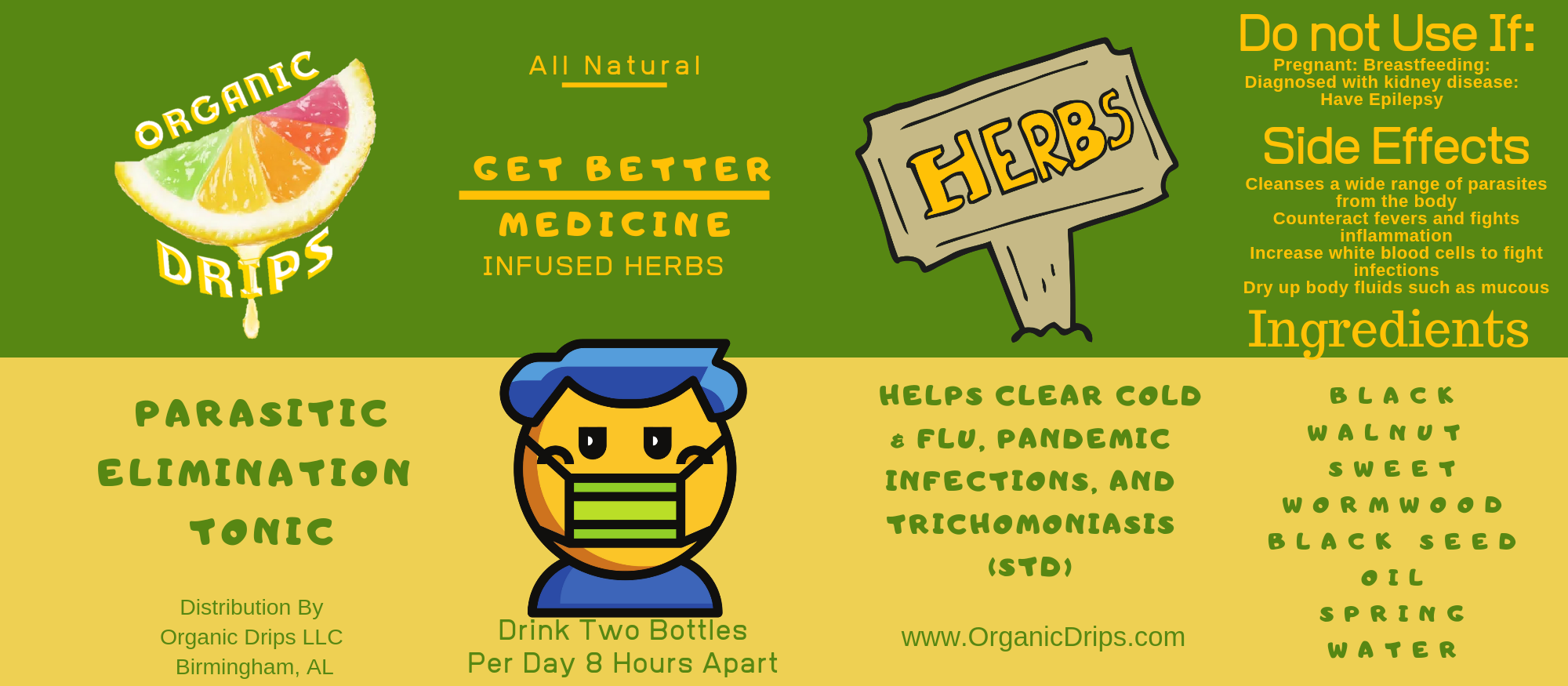 Get Better Medicine Organic Drips