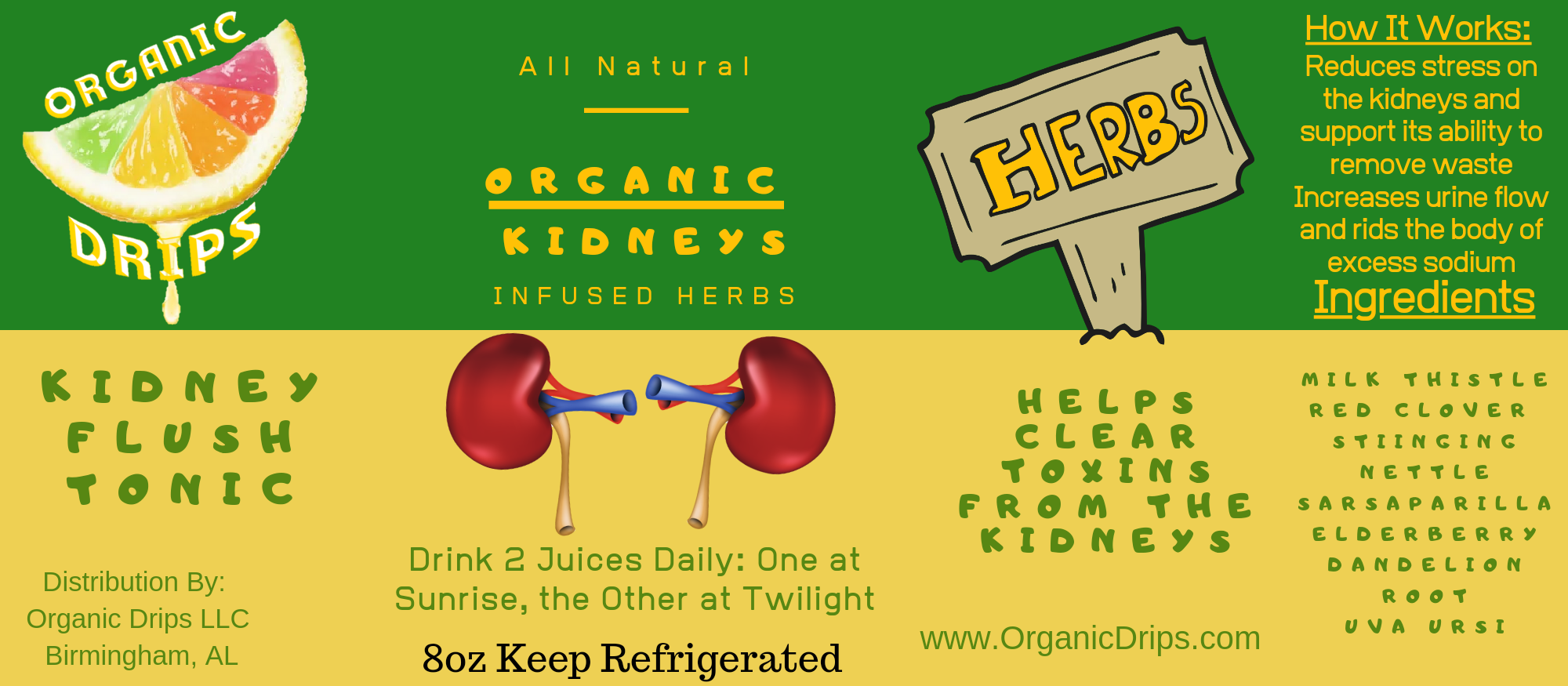 10 Pack-Better Organs $50 Bundle 6 Blood Pressure & 4 Kidney Flush